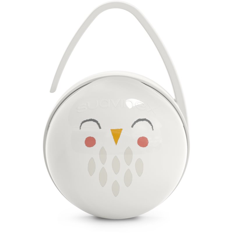Suavinex Bonhomia Duo кутийка за биберон White 1 бр.