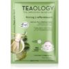 Teaology Face Mask Matcha Tea Superfood стягаща платнена маска за контурите на лицето с матча 21 мл.