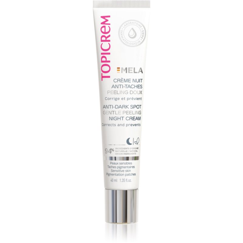 Topicrem MELA Corrective Night Cream нощен коригиращ крем против пигментни петна 40 мл.