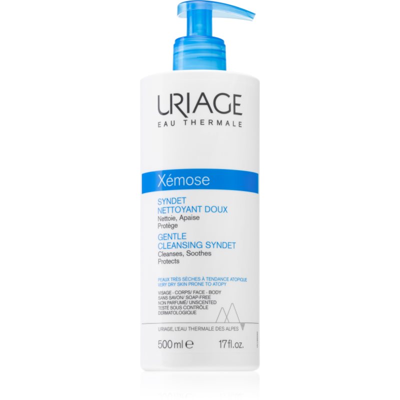 Uriage Xémose Gentle Cleansing Syndet нежно почистващ гел крем за суха към атопична кожа 500 мл. на ниска цена