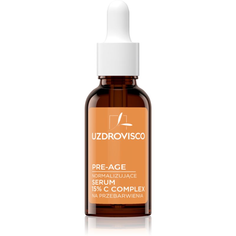 Uzdrovisco Pre-Age Normalizing Serum 15% C Complex озаряващ серум за лице с витамин С 30 мл.