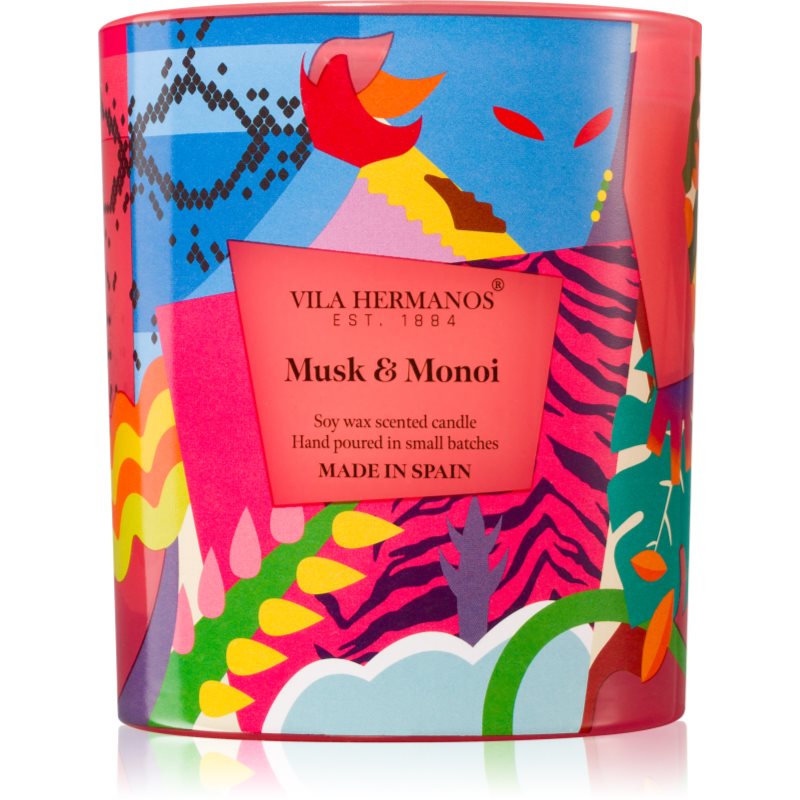 Vila Hermanos 70ths Year Musk & Monoi ароматна свещ 200 гр.