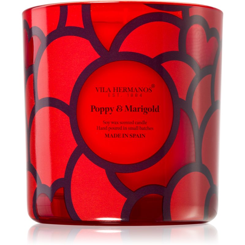 Vila Hermanos 70ths Year Poppy & Marigold ароматна свещ 500 гр.