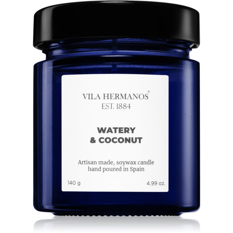 Vila Hermanos Apothecary Cobalt Blue Watery & Coconut ароматна свещ 140 гр.