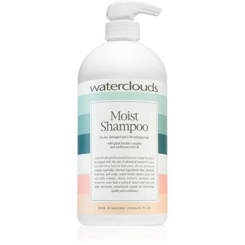Waterclouds Moist Shampoo хидратиращ шампоан за суха коса 1000 мл.