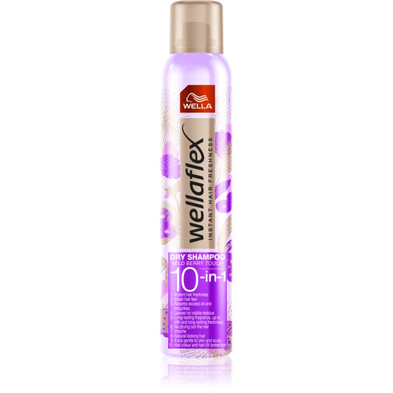Wella Wellaflex Wild Berry Touch сух шампоан с нежен флорален аромат 180 мл.