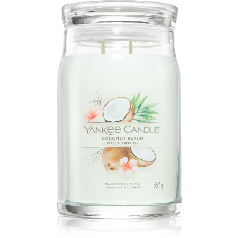 Yankee Candle Coconut Beach ароматна свещ Signature 567 гр.