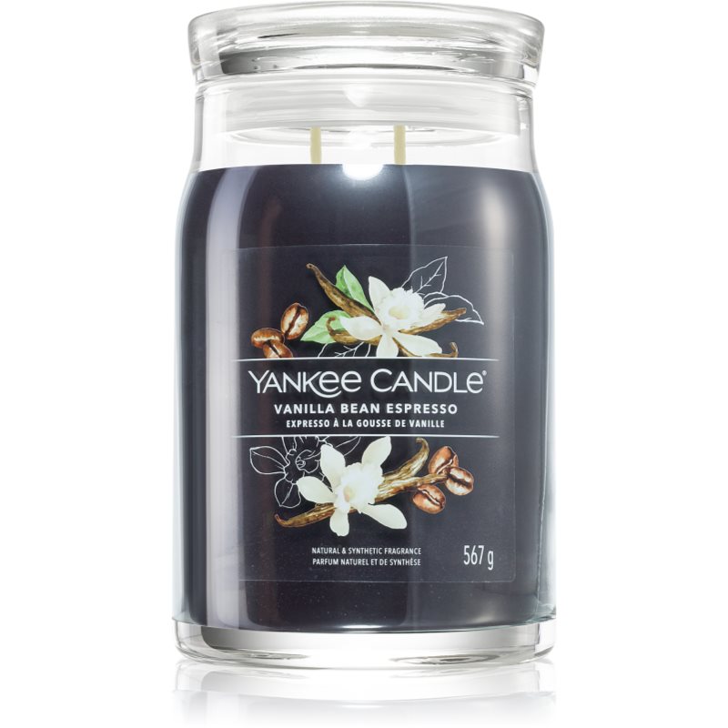 Yankee Candle Vanilla Bean Espresso ароматна свещ Signature 567 гр.