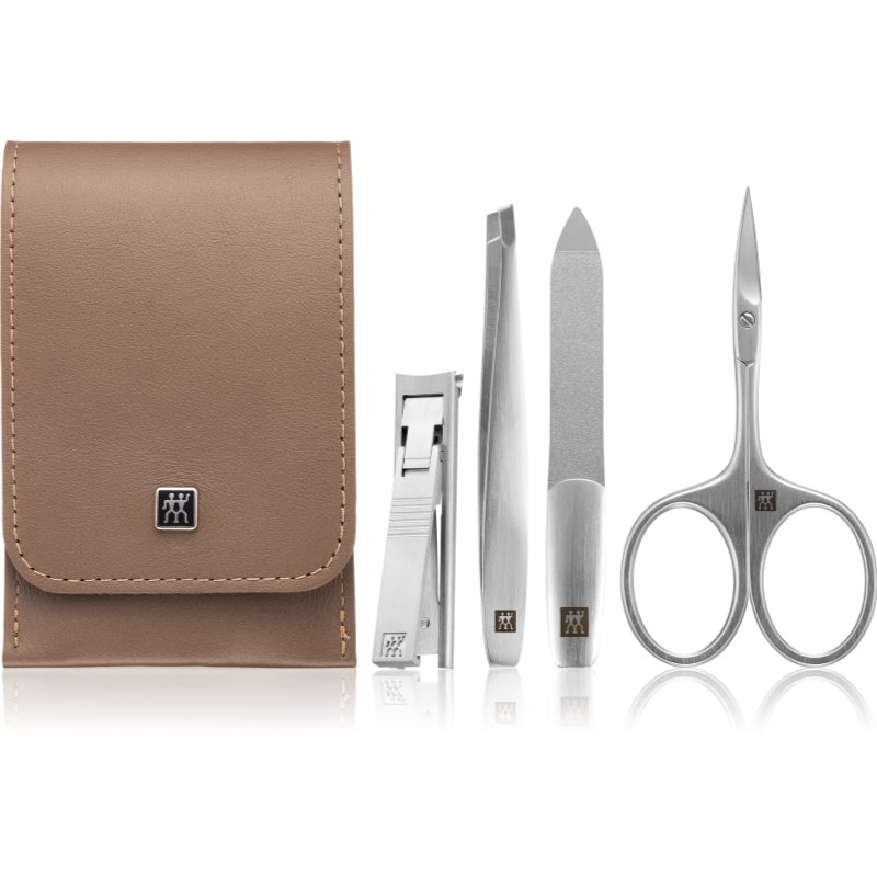 Zwilling Premium комплект за маникюр Taupe 4 бр.