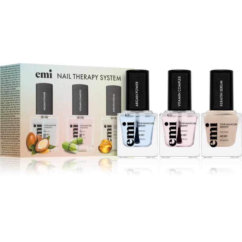 emi Nail Therapy System Set комплект лак за нокти с подхранващ ефект на ниска цена