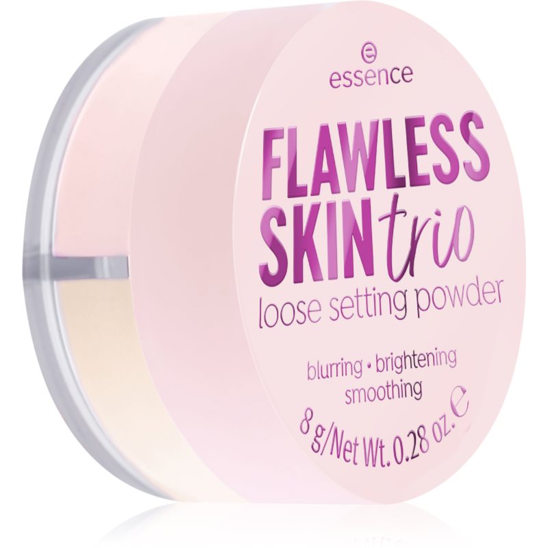 essence Flawless Skin Trio фиксираща пудра на прах 8 гр.