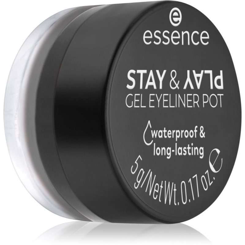 essence STAY & PLAY очна линия цвят 01 Black 5 гр.