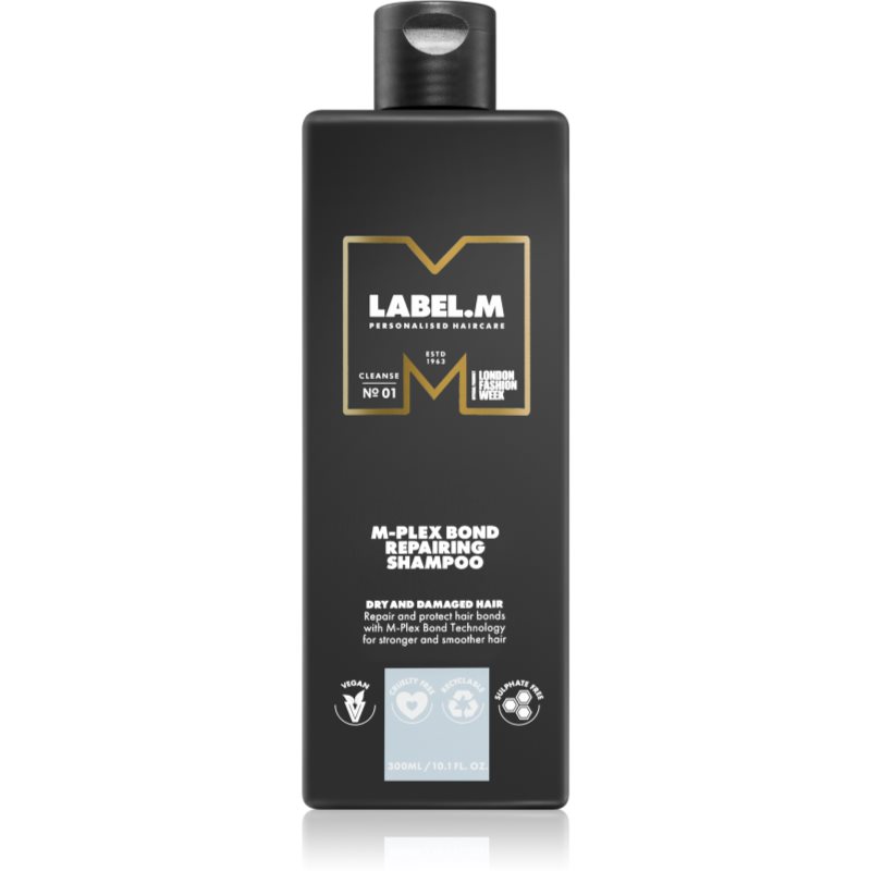 label.m M-Plex Bond Repairing Shampoo подхранващ шампоан за всички видове коса 300 мл.