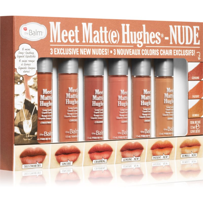 theBalm Meet Matt(e) Hughes Mini Kit комплект течно червило
