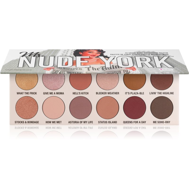 theBalm Ms. Nude York палитра сенки за очи 14 гр.