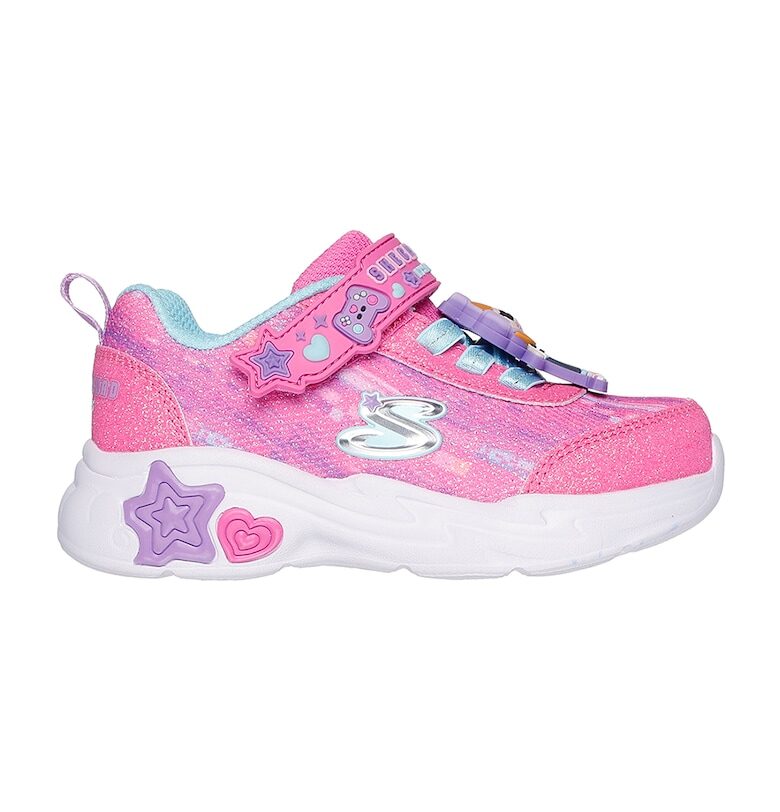 Бляскави полускосени спортни обувки Snuggle Skechers