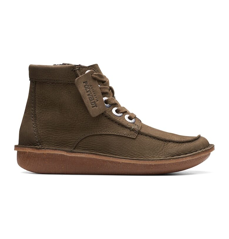 Боти Funny Cedar от набук Clarks