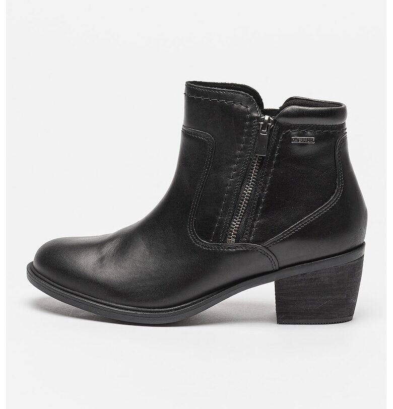 Боти Neva от кожа с цип Clarks