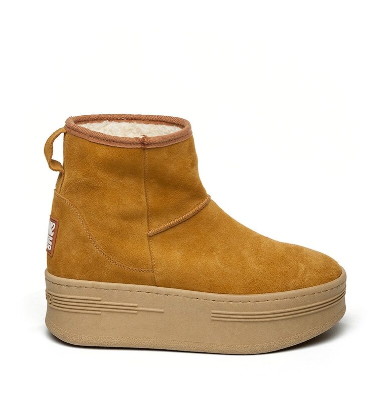 Велурени боти без закопчаване Steve Madden