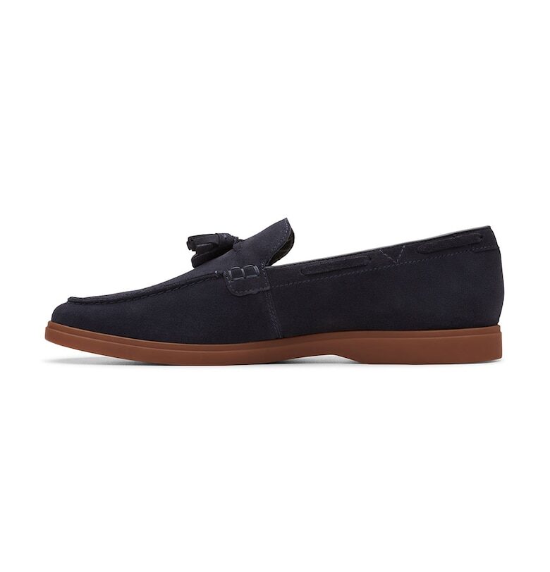 Велурени мокасини Torford с пискюли Clarks