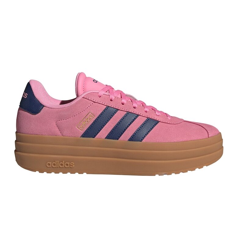 Велурени спортни обувки Court Bold с равна платформа adidas Sportswear