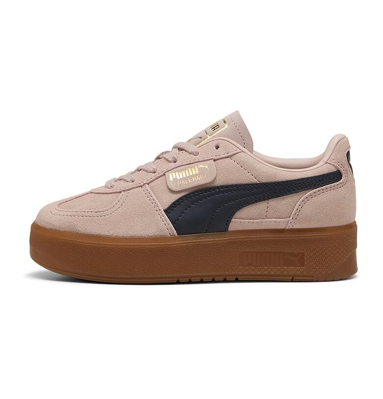 Велурени спортни обувки Palermo Elevata с равна платформа Puma