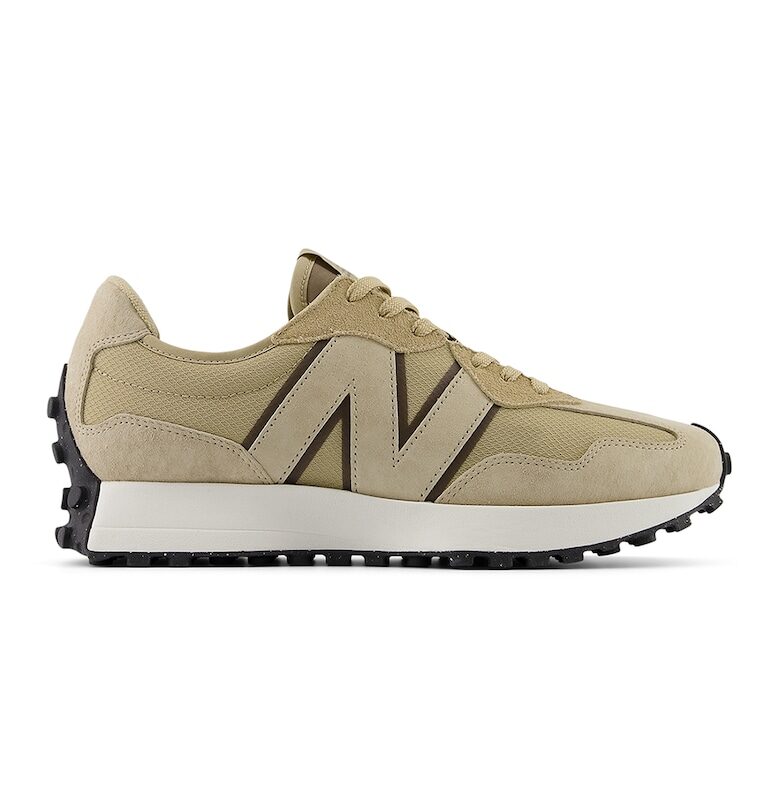 Велурени спортни обувки с лого New Balance