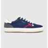 Велурени спортни обувки с лого Pepe Jeans London