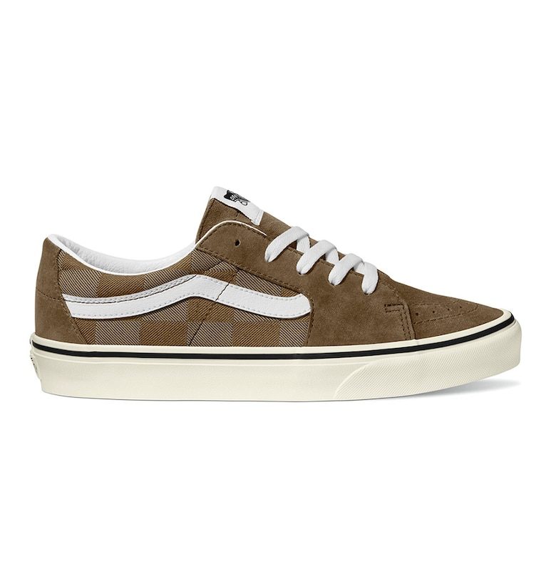 Велурени спортни обувки с лого Vans