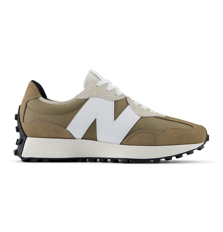 Велурени спортни обувки с текстил New Balance