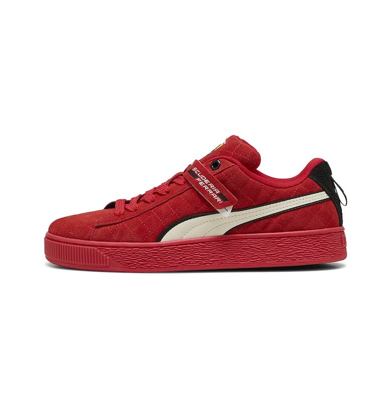 Велурени спортни обувки със синтетика Puma