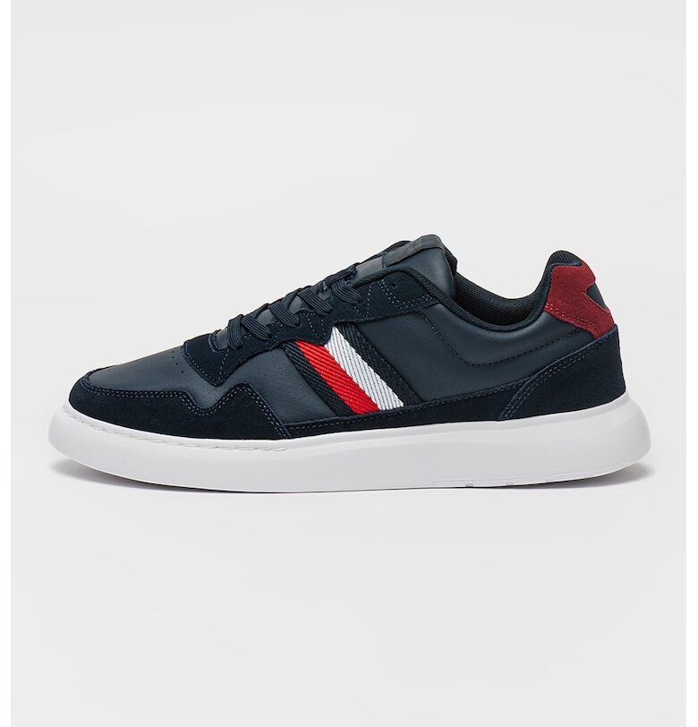 Велурени спортни обувки със синтетика Tommy Hilfiger