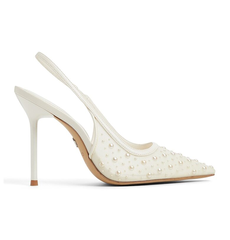 Заострени обувки Pearlescent от еко кожа с ток Aldo
