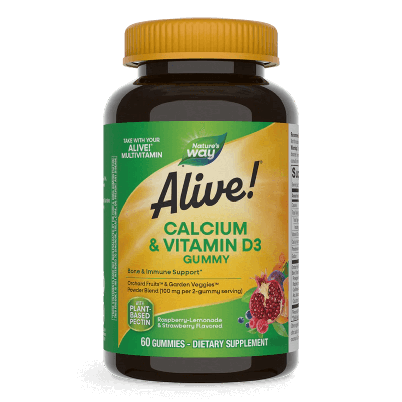 Калций + Витамин D3 Алайв - Alive! Calcium + Vitamin D3 Gummies
