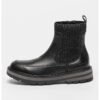 Кожени боти Prague със синтетика Clarks