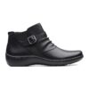 Кожени боти с цип Clarks