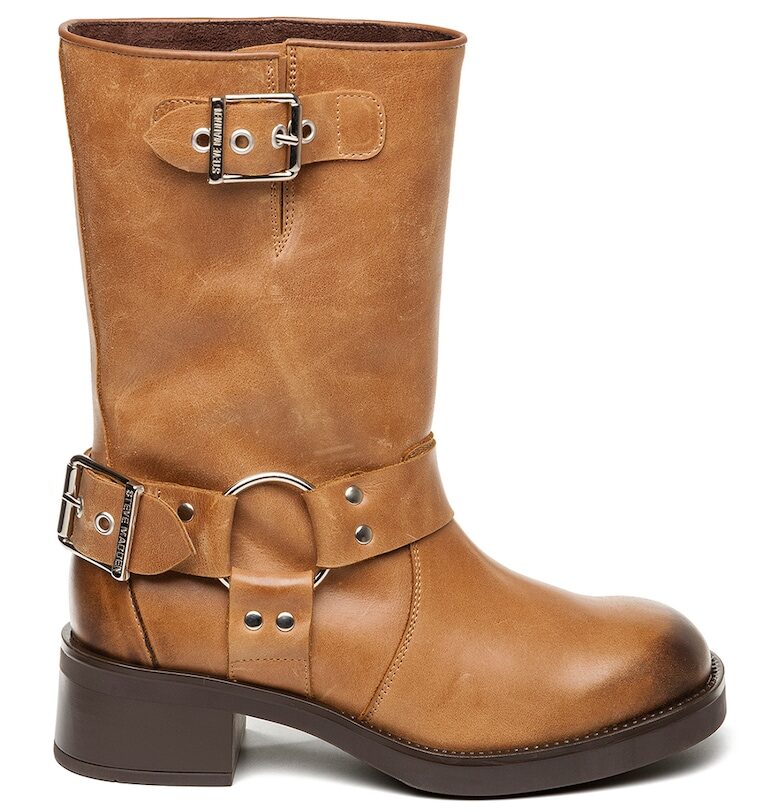 Кожени ботуши до средата на прасеца Steve Madden