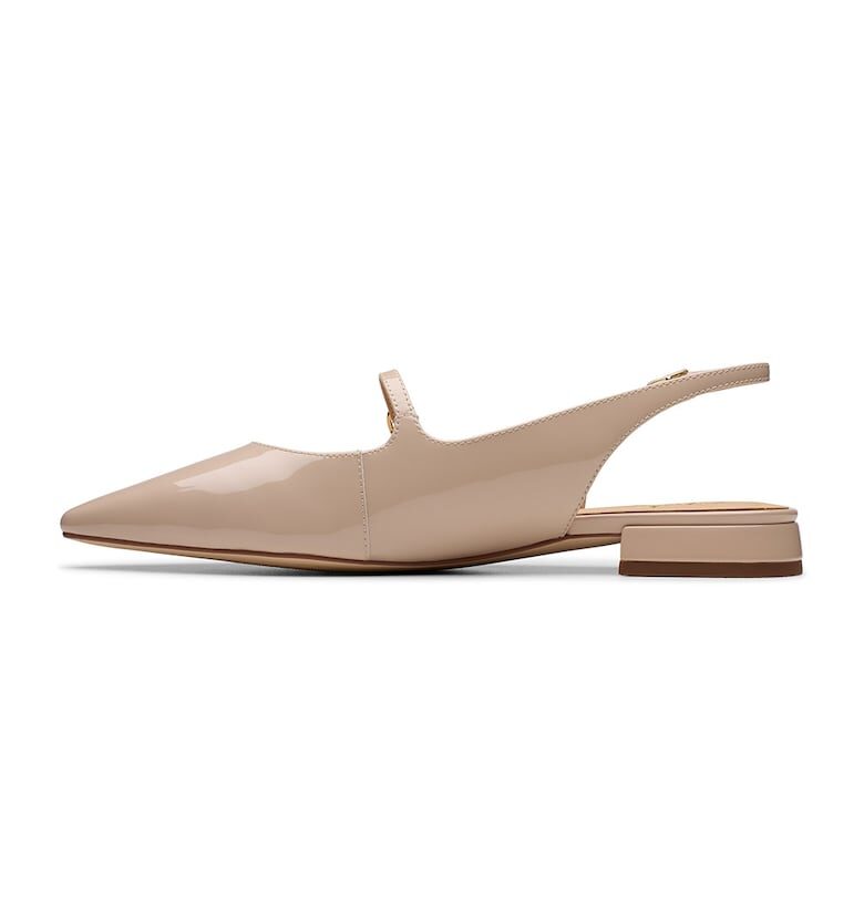 Кожени заострени пантофки Sensa Clarks