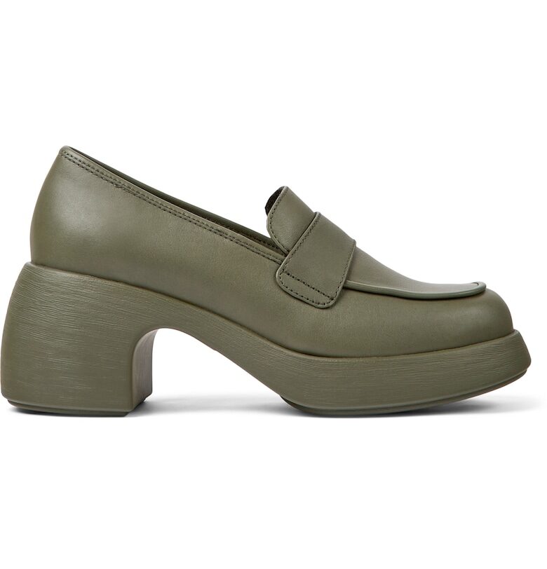Кожени мокасини Thelma 309 с масивен ток Camper