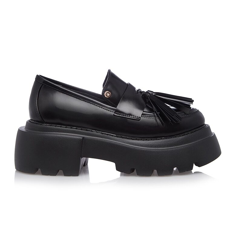 Кожени мокасини с масивен ефект Gemelli Shoes