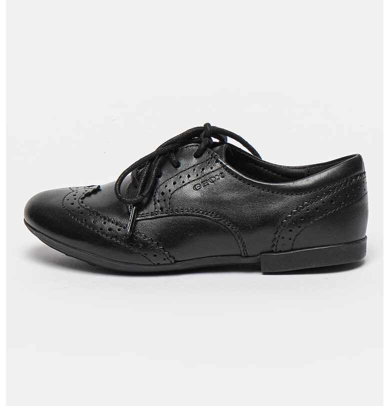Кожени обувки Plie тип Brogue Geox