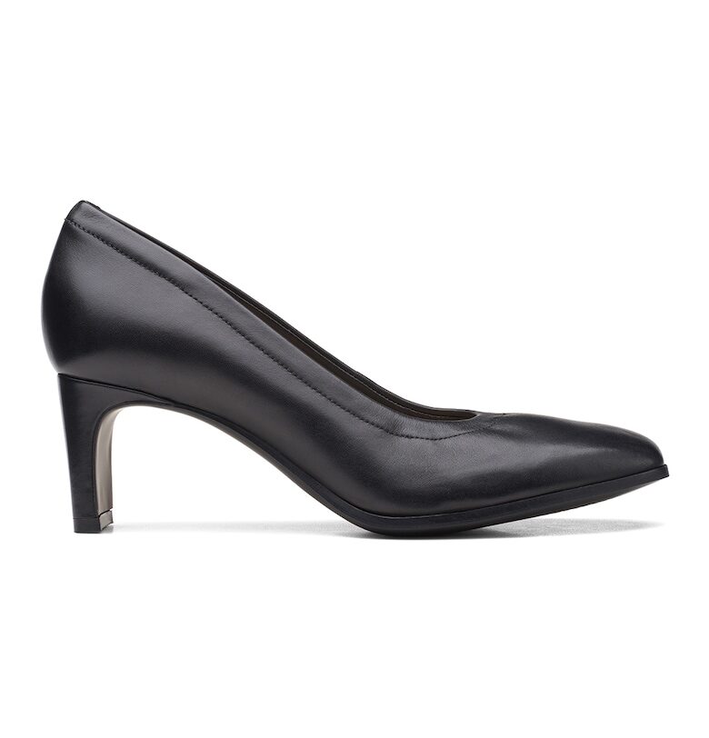 Кожени обувки Seren 55 с масивен ток Clarks