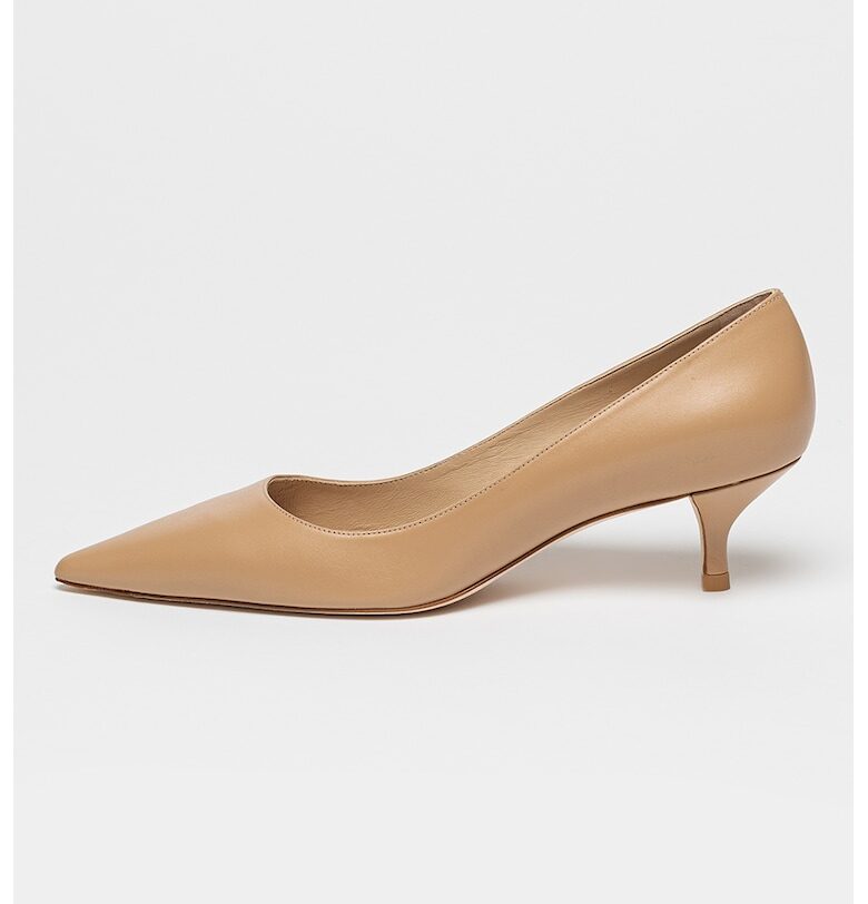 Кожени обувки с котешки ток STUART WEITZMAN