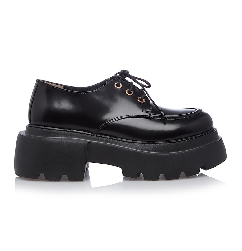 Кожени обувки с масивен ефект Gemelli Shoes