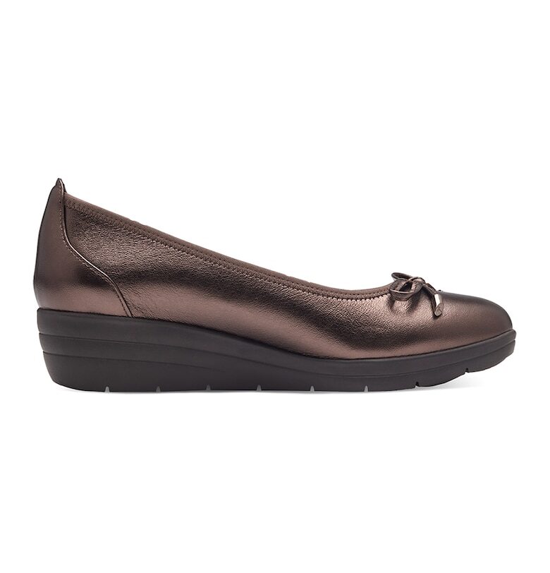 Кожени обувки с панделка Tamaris Comfort