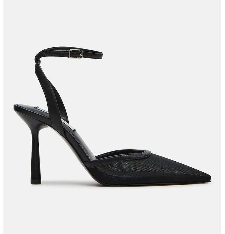 Кожени обувки с ток и тънка каишка Steve Madden