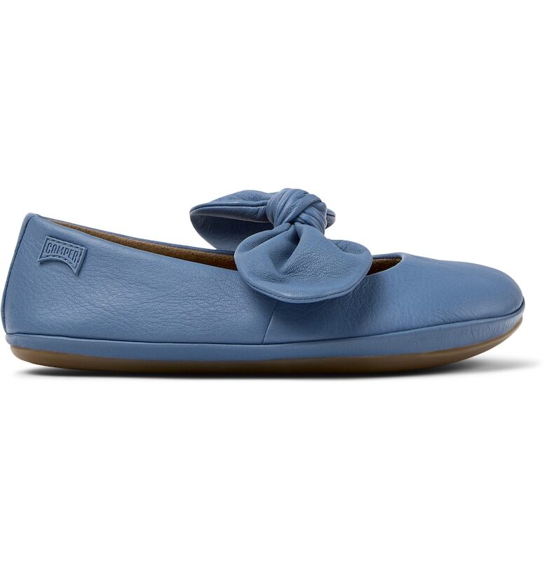 Кожени пантофки Ballerinas Right с панделка Camper