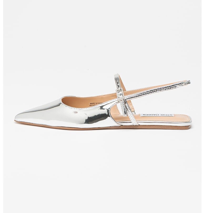 Кожени пантофки с остър връх и отворена пета Steve Madden