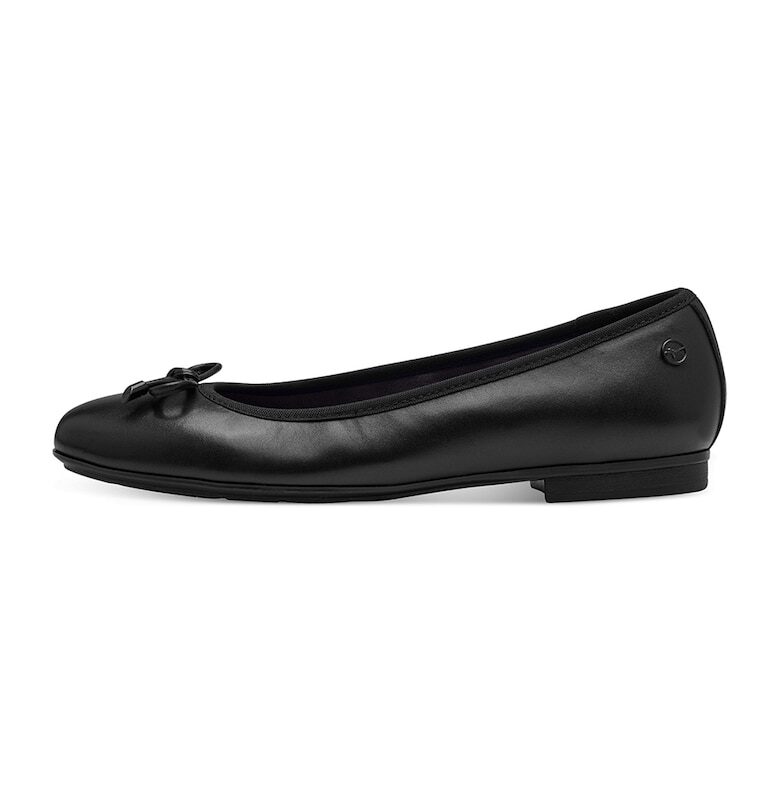 Кожени пантофки с панделка Tamaris Comfort