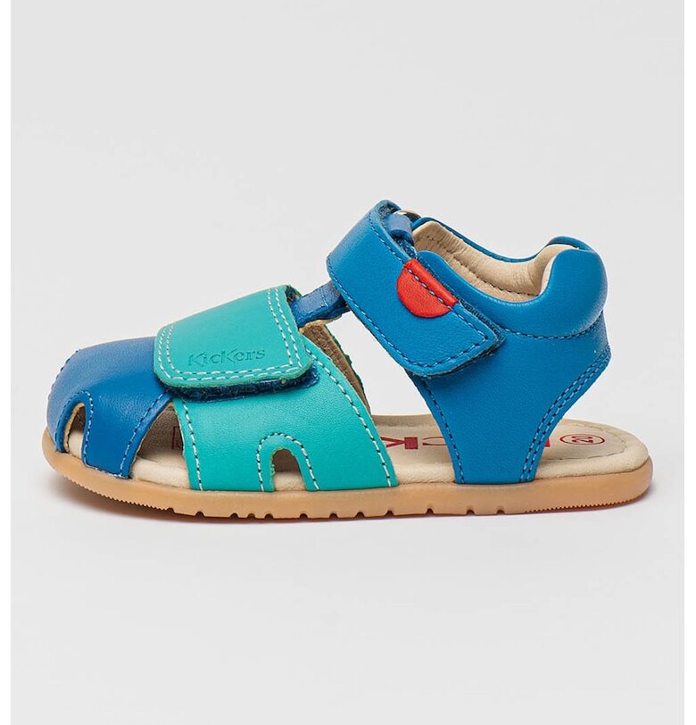 Кожени сандали Fisherman с велкро Kickers kids